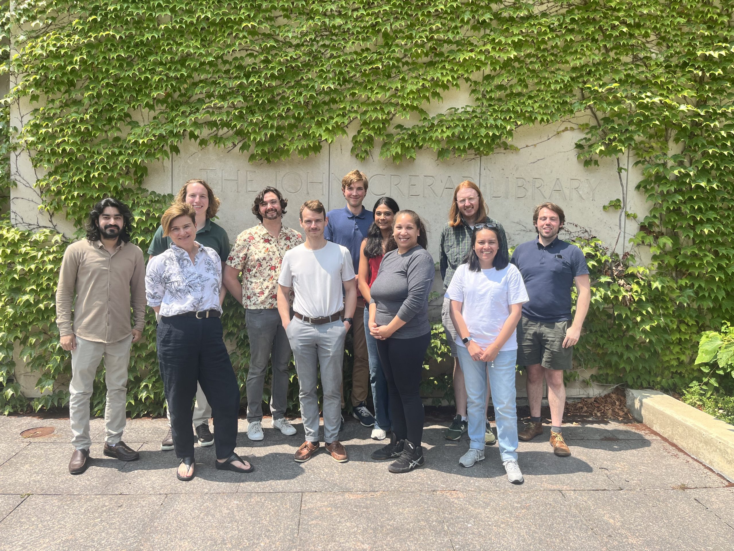 Nimbus Team with summer students posing on a sunny day (2024)